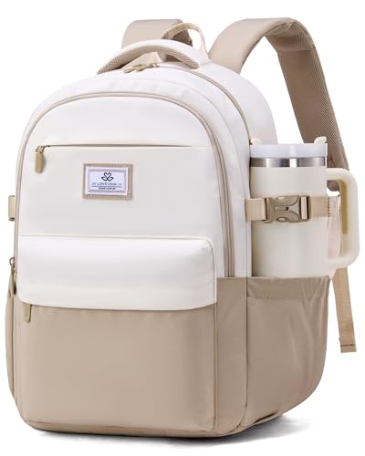 LOVEVOOK Rucksack Damen 15,6 Zoll Laptop Schulrucksack Mädchen Teenager, Wasserdichter Schultasche Backpack Women mit Vielen Fächern, Damenrucksack Modern Arbeitsrucksack für Schule, Reisen, Arbeit von LOVEVOOK