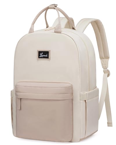 LOVEVOOK Rucksack Mädchen, Schulrucksack Teenager Schultasche 15.6 Zoll Laptop Rucksack Damen Elegant Backpack Women City Tagesrucksäcke Wasserdicht School Bag Daypacks für Schule Uni Reise, Rosa von LOVEVOOK