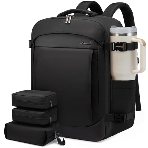 LOVEVOOK Handgepäck Reiserucksack, Reiserucksack Herren Damen Groß, Laptop Rucksack Daypack Backpack Kofferrucksack mit Laptopfach, Travel Backpack Carry On Luggage für Business Trip von LOVEVOOK