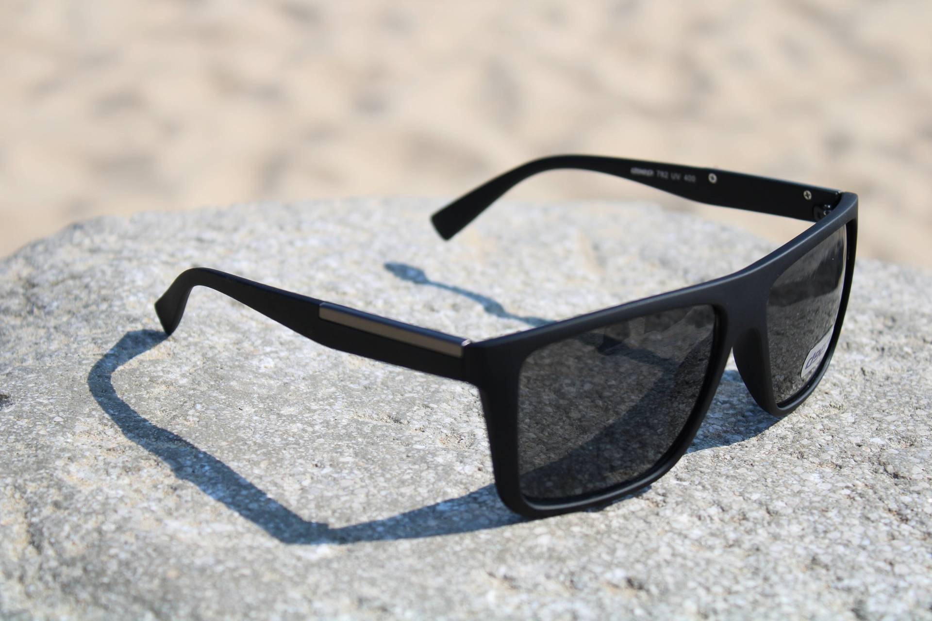 Herren Damen Unisex Schwarze Sonnenbrille Quadrat Uv400 Modern Festival Fbi Police Style von LOVEXHAPPYXLIFE