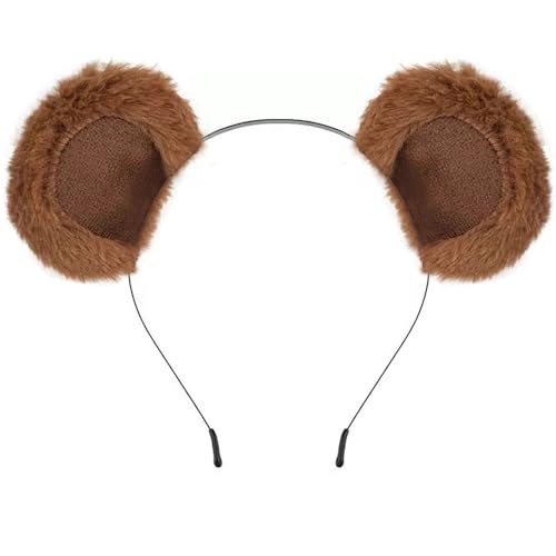 LOVINSHOW Braunes Bärenohren-Haarband, niedlich, beweglich, Bärenohren, Haarband, Halloween-Kostüm-Zubehör LOVINSHOW Braunes Bärenohren-Haarband, niedlich, beweglich, Bärenohren, Haarband, Halloween-Kostüm-Zubehör von LOVINSHOW