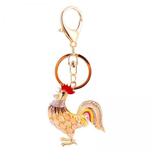 LOVIVER 2 X Hahn Schlüsselanhänger, Geldbörsen Anhänger, Funkelnde 3D Rucksack Anhänger, Stilvoller Schlüsselanhänger, Rucksack Schlüsselanhänger mit LOVIVER 2 X Hahn Schlüsselanhänger, Geldbörsen Anhänger, Funkelnde 3D Rucksack Anhänger, Stilvoller Schlüsselanhänger, Rucksack Schlüsselanhänger mit von LOVIVER