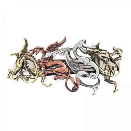 LOVIVER 2x Haarnadel mit Fliegendem Drachen, Retro Steampunk Haarspange für Mädchen Zur Täglichen Hochzeit von LOVIVER