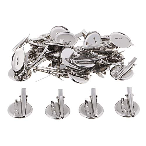 LOVIVER 30x Extra Große Dual Brosche Pin Und Haarspange DIY Schmuck Fundstücke, 2 von LOVIVER