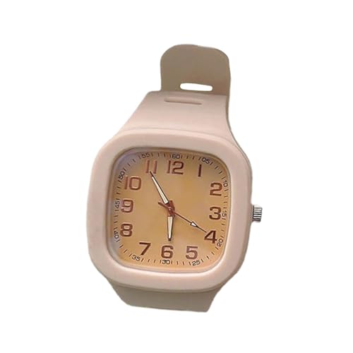 LOVIVER Analoge Uhr, minimalistische Uhr, lässige -Armbanduhr für Damen und Herren, Valentinstagsgeschenke für Freund und Freundin, Hell-Pink von LOVIVER