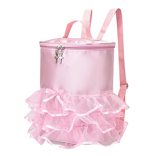 LOVIVER Ballett/Tanztasche für Mädchen, Langlebige Sporttasche, Ballerina Tasche, Handtasche, Niedlicher Kinderrucksack, Tutu Kleiderrucksack für Reisen, Gym, M von LOVIVER