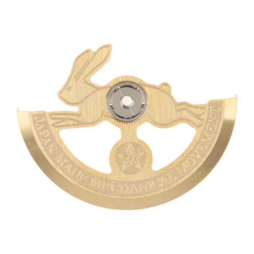 LOVIVER Bunny Uhrwerk Rotor Automatischer Rotor Metall Männer Frauen für Mechanische Uhren Komponente Tragbare Teile Ersetzen für 7S36, Gold von LOVIVER