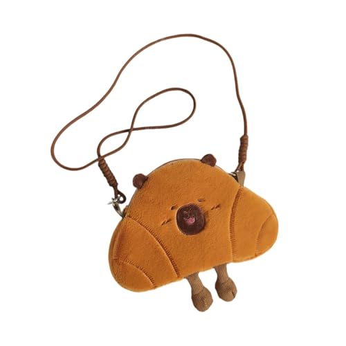 LOVIVER Capybara Form Crossbody Tasche entzückende weiche Handtasche zum Urlaubseinkauf Datierung von LOVIVER