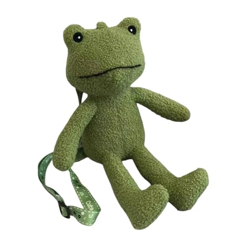 LOVIVER Cartoon Frosch Crossbody Bag Female kreative Handtasche Frosch Formplüschtasche Geldbeutel von LOVIVER