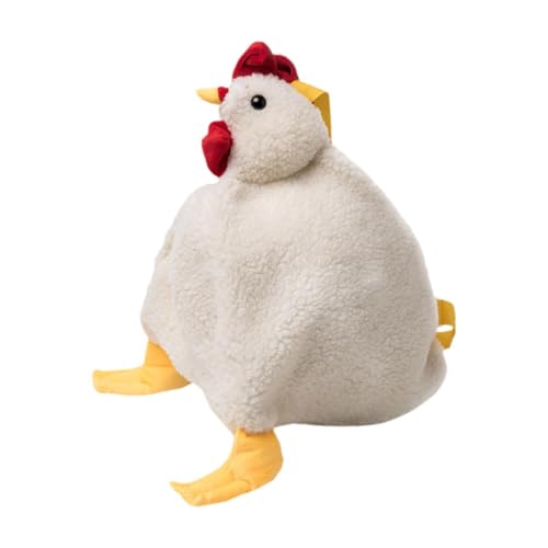 LOVIVER Chick Plüsch -Umhängetasche süße weiche Clutch -Tasche für Kostüme Reiseurlaub Urlaub Urlaub von LOVIVER