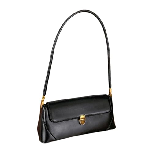 LOVIVER Damen PU- Unterarmtasche Clutch Chic Top Handle Handtasche für Pendler, Schwarz von LOVIVER