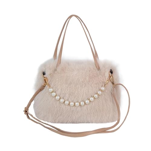 LOVIVER Damen Plüschtasche Trendy Tragetasche Unterarmtasche für Dating Shopping Pendeln Arbeit, Khaki LOVIVER Damen Plüschtasche Trendy Tragetasche Unterarmtasche für Dating Shopping Pendeln Arbeit, Khaki von LOVIVER