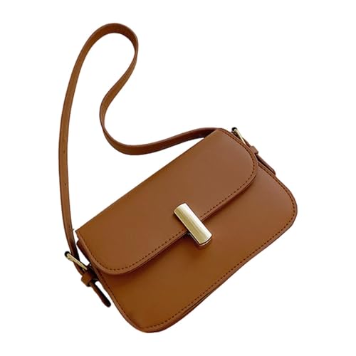 LOVIVER Damen Umhängetasche Handtasche Stilvolle Reisetasche für Reisen Party Pendeln, Braun von LOVIVER