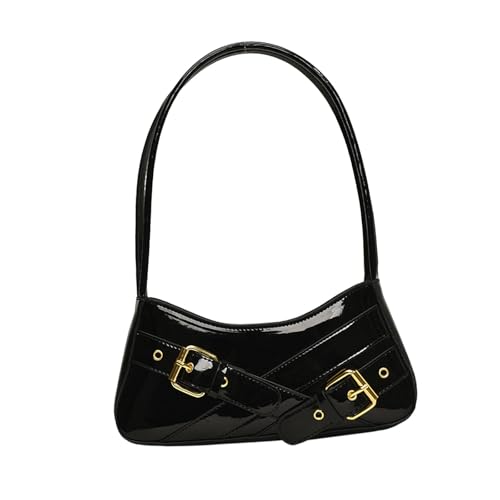 LOVIVER Frauen Umhängetasche Kausale PU Geldbeutel Zum Dating Pendelpendelkopie, Schwarz von LOVIVER