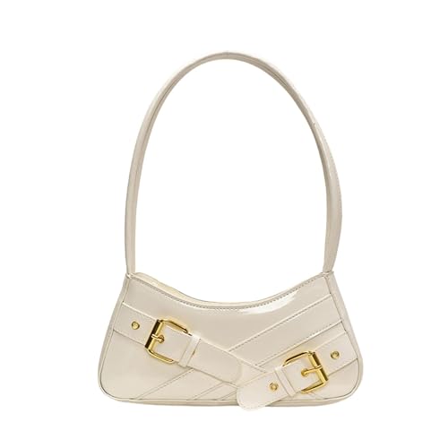 LOVIVER Frauen Umhängetasche Kausale PU Geldbeutel Zum Dating Pendelpendelkopie, Weiß von LOVIVER