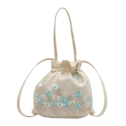 LOVIVER Frauen Umhängetaschen Handwerk tragbare handgestickte Geldbörse für die Dating -Hochzeit, Blau von LOVIVER