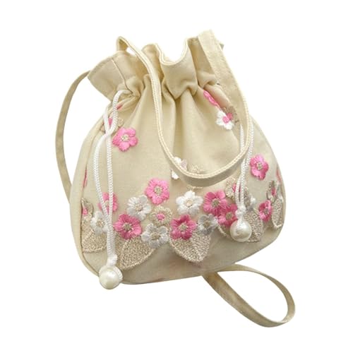 LOVIVER Frauen Umhängetaschen Handwerk tragbare handgestickte Geldbörse für die Dating -Hochzeit, Rot von LOVIVER