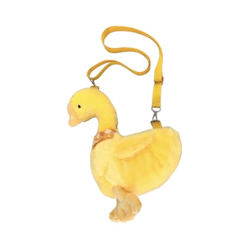 LOVIVER Gänse Umhängetasche Tier Satchel süße Geldbörse für Frauenkarten Lady Telefonreisen, Gelb von LOVIVER
