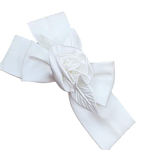 LOVIVER Große Schleife Band Haargummi Klassische Haarspangen Clip Foto Prop Braut Haarschmuck Handgemachte Hochzeit Haarnadel für Cosplay Frauen von LOVIVER
