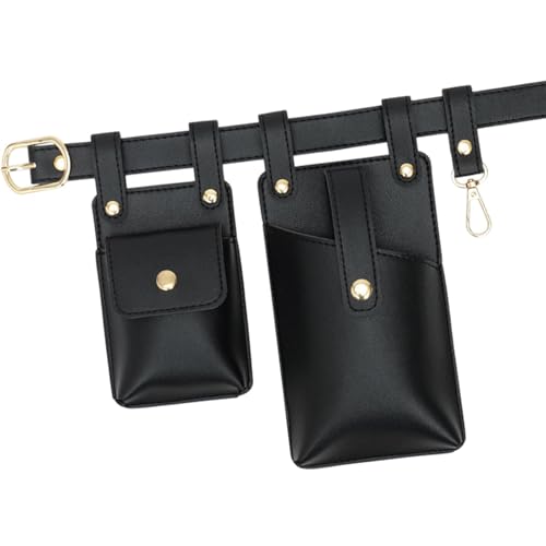 LOVIVER Gürtelbeutel Taille Organizer Gürtel Bequeme modische wasserdichte Geschenke Taillenbeutel, Schwarz von LOVIVER