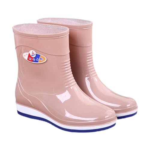 LOVIVER Gummistiefel mit mittlerer Wadenhöhe, rutschfeste Arbeitsstiefel für Damen im Freien, 38 LOVIVER Gummistiefel mit mittlerer Wadenhöhe, rutschfeste Arbeitsstiefel für Damen im Freien, 38 von LOVIVER