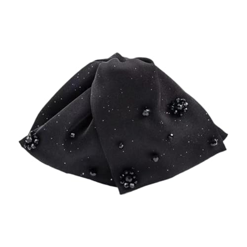 LOVIVER Haarklammer für Damen, Metallklammer, elegant, für dickes Haar, Kopfschmuck für Mädchen, Schwarze Perlen 13x7x2cm LOVIVER Haarklammer für Damen, Metallklammer, elegant, für dickes Haar, Kopfschmuck für Mädchen, Schwarze Perlen 13x7x2cm von LOVIVER