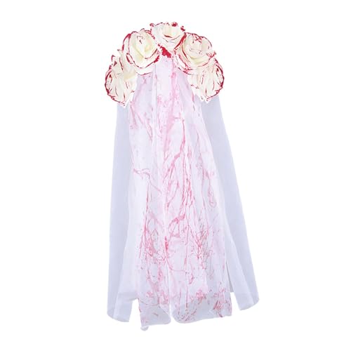 LOVIVER Halloween Schleier Braut Kopfbedeckung Cosplay Geschenk Haar Kopfbedeckung für Leistung von LOVIVER