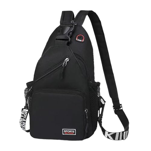 LOVIVER Herren-Brusttasche, modische Umhängetasche für Outdoor-Sport, Reisen, Wandern, Fitnessstudio, Radfahren, Schwarz LOVIVER Herren-Brusttasche, modische Umhängetasche für Outdoor-Sport, Reisen, Wandern, Fitnessstudio, Radfahren, Schwarz von LOVIVER