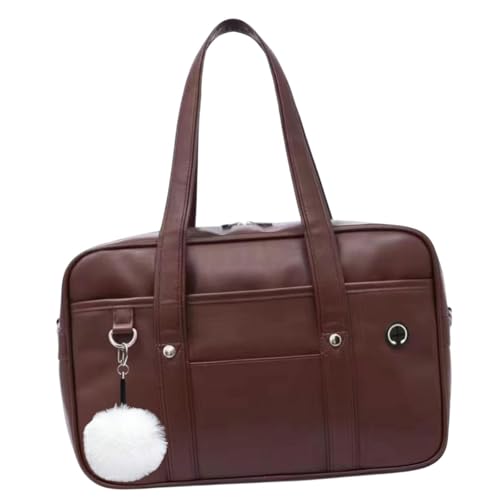 LOVIVER JK Handtasche Pendler Aktentasche Tasche Reißverschluss Japanischer Stil Umhängetasche von LOVIVER