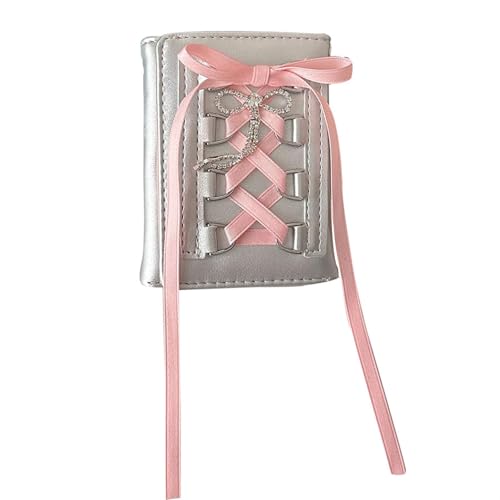 LOVIVER Kleine Geldbörse für Damen, leichte, Faltbare Kurze Geldbörse für den Weg zur Arbeit, Nur Wallet von LOVIVER