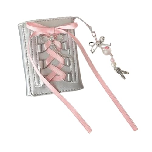 LOVIVER Kleine Geldbörse für Damen, leichte, Faltbare Kurze Geldbörse für den Weg zur Arbeit, Tanzschuhe Anhänger von LOVIVER