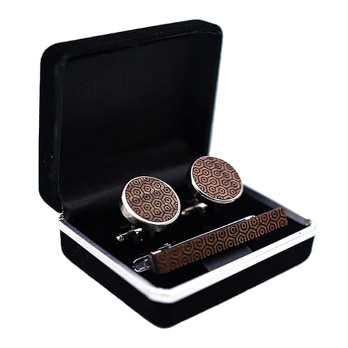 LOVIVER Manschettenknöpfe Krawatten -Clip -Set -Männergeschenk für Vatertagsgeschenk, Großvater Dad Ehemann von LOVIVER
