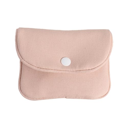 Münzgeldbörse, Kosmetiktasche, minimalistischer Reißverschluss, tragbare Mini-Geldbörse, Make-up-Tasche zur Aufbewahrung von Schlüsseln, Lippenstift, Rosa von LOVIVER