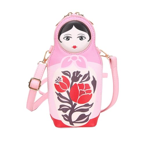 LOVIVER Nesting Doll Umhängetasche Handtasche für Outdoor Sport, Reisen, Workout von LOVIVER