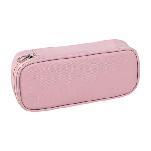 LOVIVER Oxford Bencil Hülle Stiftbeutel Mehrzweckstifte Beutel Halter Box Organizer für Teenager kleines Werkzeug Make -up Pinsel Kinderschule, Rosa von LOVIVER