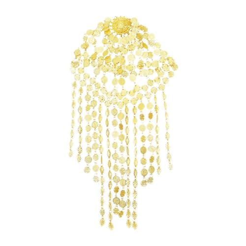 LOVIVER Pailletten Kopf Kette Haar Schmuck Halloween Party für Frauen Mode Kopfbedeckungen Kappe von LOVIVER