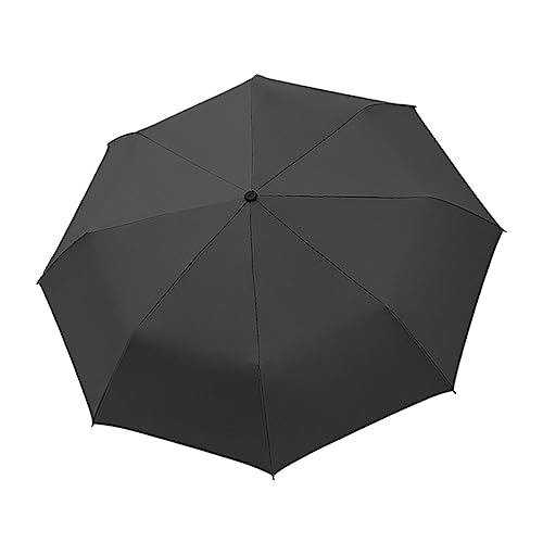 LOVIVER Reiseschirm für Männer und Frauen, automatischer Regenschirm, Sonnenschirm für Geldbörse, Regenschirme, kompakter Regenschirm für Wind und Regen, Schwarz von LOVIVER