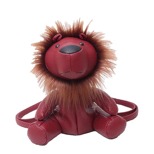 LOVIVER -Rucksack entzückender weicher Tagpack für Frauen Kinder Erwachsene Haustierliebhaber Geschenke, Rot von LOVIVER