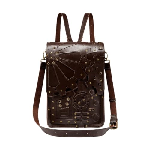 LOVIVER Stil Crossbody Festival für Erwachsene Kostüm dekorative Taschenrätt Geldbeutel, Dunkelbraun von LOVIVER