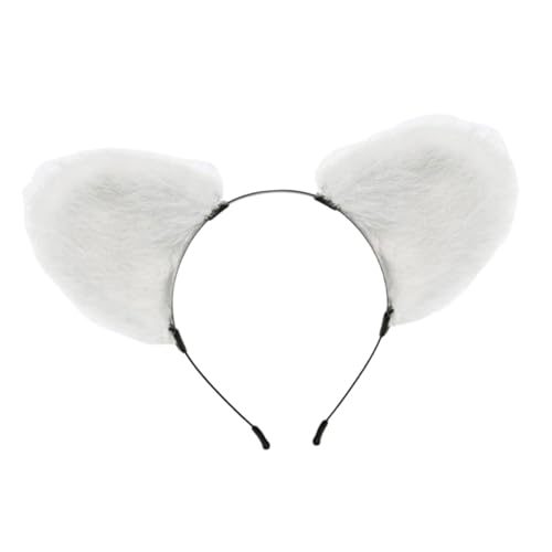 LOVIVER Stirnband mit Pandaohren, Cosplay-Haar-Accessoires für Abschlussball, Bühnenkostüm, Weiß LOVIVER Stirnband mit Pandaohren, Cosplay-Haar-Accessoires für Abschlussball, Bühnenkostüm, Weiß von LOVIVER