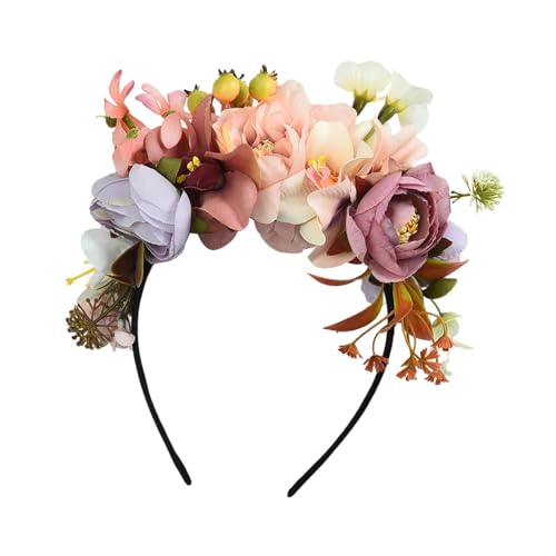 LOVIVER Stirnband mit künstlicher Blume für Frauen und Mädchen zum Muttertag, ROSA von LOVIVER