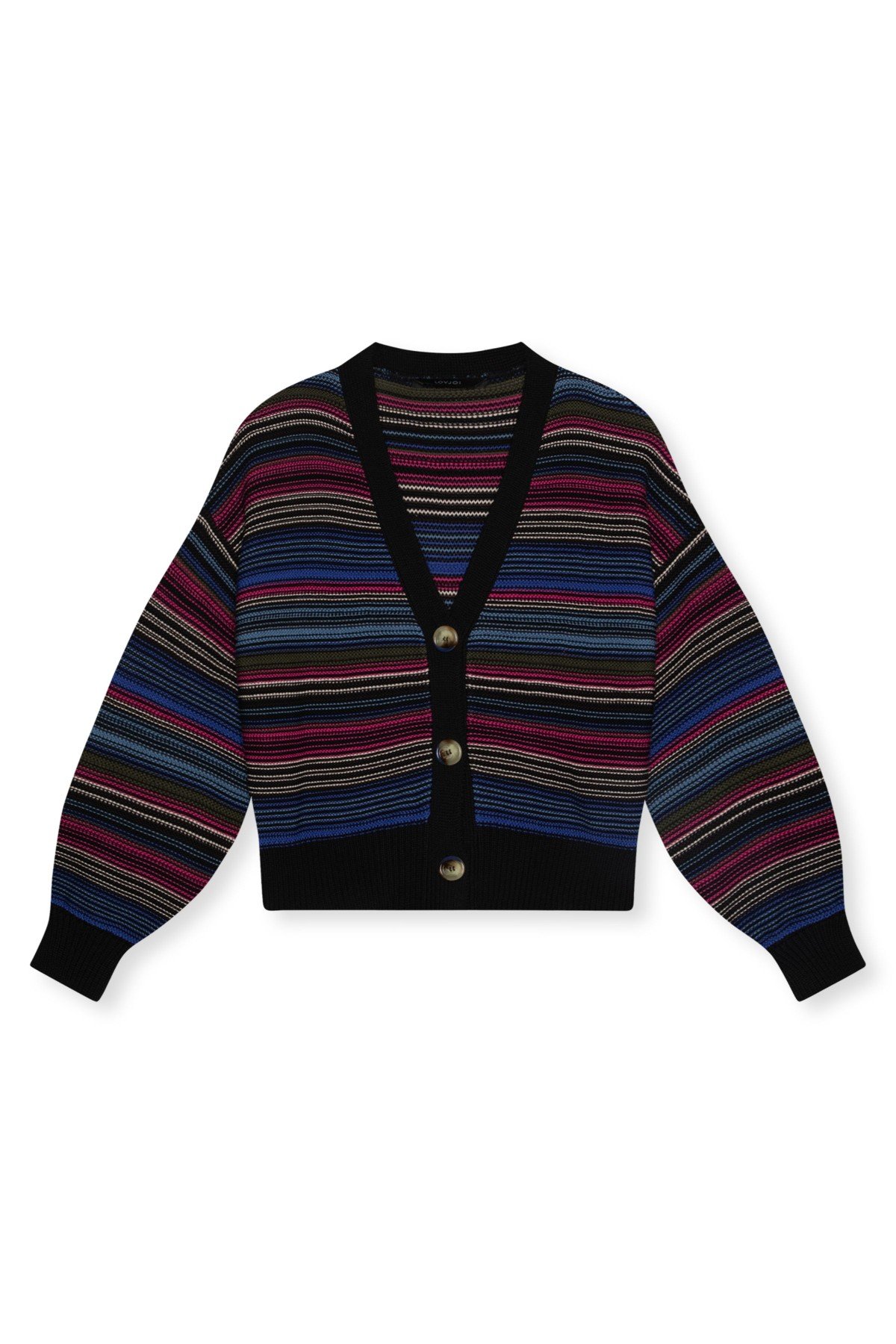 Cardigan Leylah Schwarz von LOVJOI