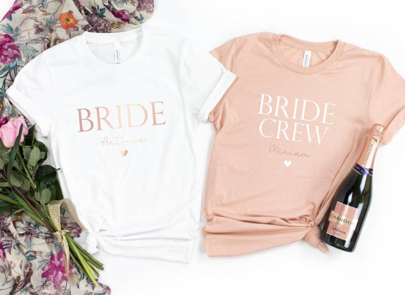 Jga T-Shirt Personalisiert Mit Name | Personalisiertes Shirt Braut Feier Junggeselinnenabschied |Brautjungfer Geschenk Jga T-Shirt Personalisiert Mit Name | Personalisiertes Shirt Braut Feier Junggeselinnenabschied |Brautjungfer Geschenk von LOVJU