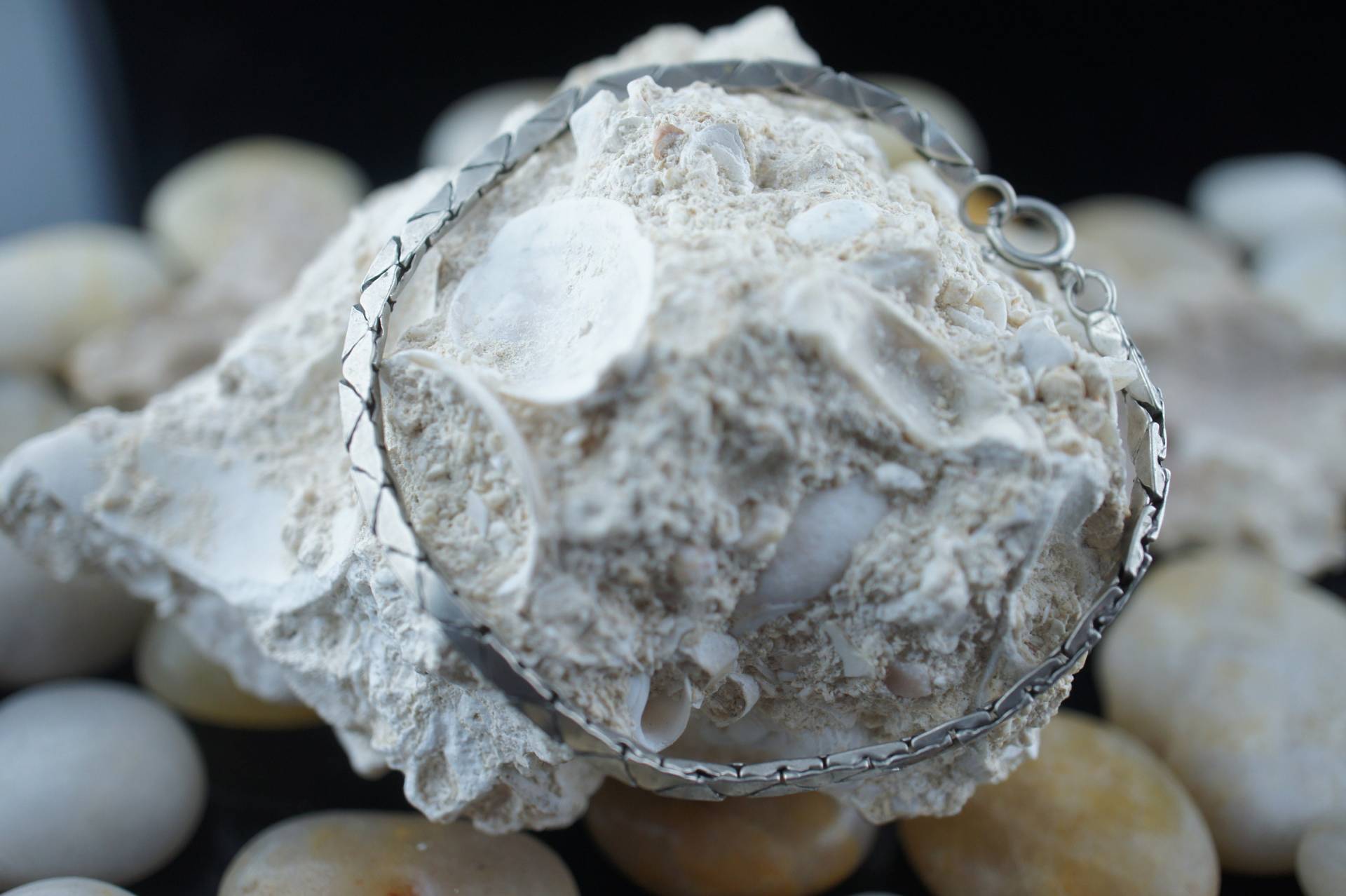 Sterling Silber 925 Armband Vintage Art Deco Anker Schlange Design Kette 18 cm Lang Modern St412 von LOVNTG