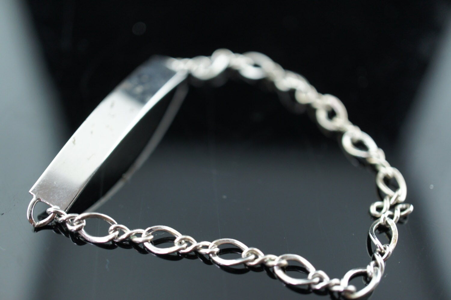 Vintage Art-Deco-Armband Bar Platte Phrase Sterlingsilber 925 Armband Brautjungfer Geschenk Ideen Personalisierte Schmuck Anmutige D081 von LOVNTG