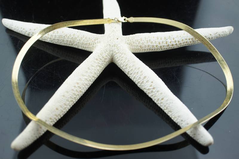 Vintage Art Deco Sterling Silber Schmuck Halskette Milor 925 Schlange/Fischgrät Kettenkonstruktion Italien Unisex Gold Vermeil Modernist Anmutig Cc86 von LOVNTG