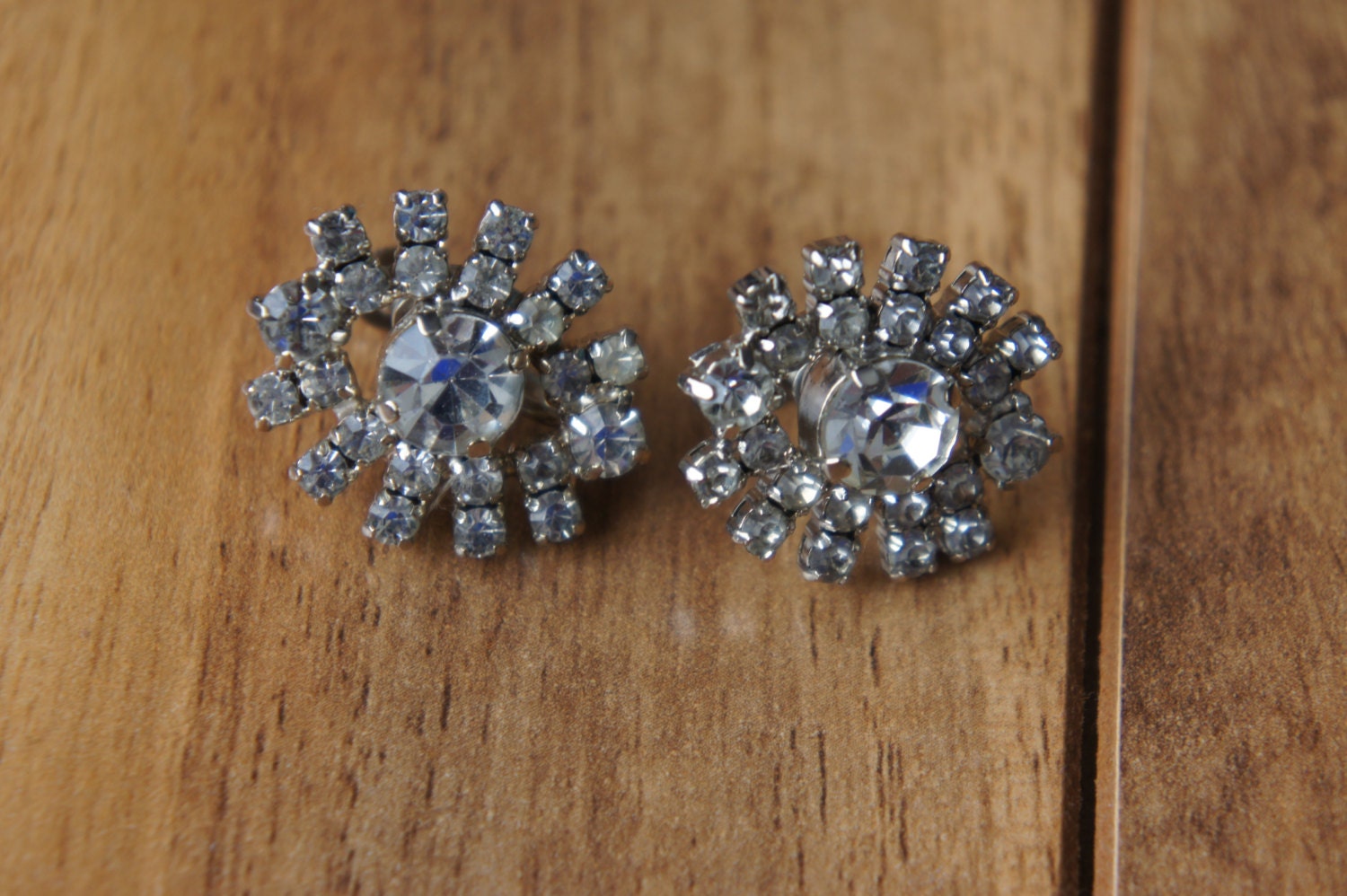 Vintage Blumen, Diamante Crystal, Super Sparkly Wedding Cz O-0092 von LOVNTG