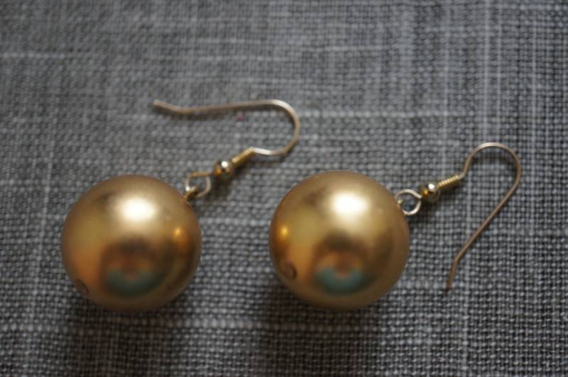 Vintage Schmuck Ohrringe Tropfen Baumeln Kugeln Ohrstecker Z-251 von LOVNTG