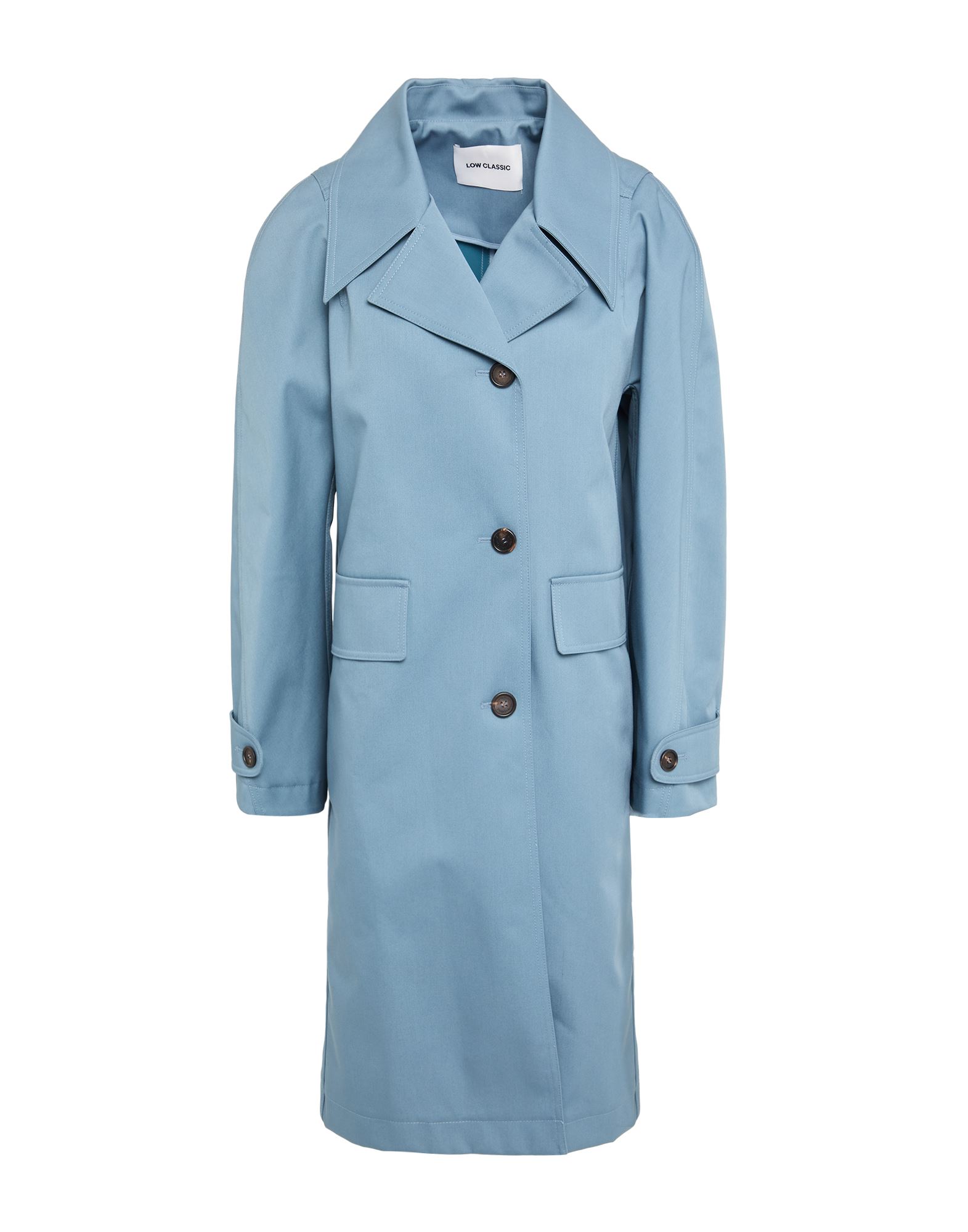 LOW CLASSIC Jacke, Mantel & Trenchcoat Damen Taubenblau von LOW CLASSIC