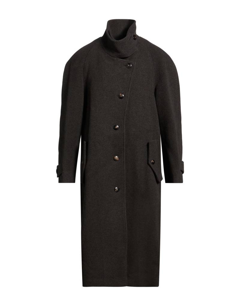 LOW CLASSIC Mantel Damen Braungrau von LOW CLASSIC